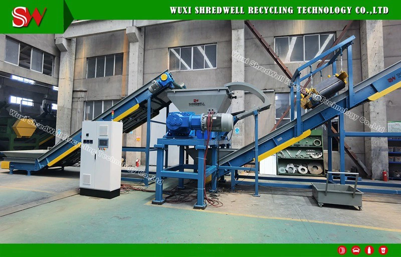 Automatic E-Waste/Metal/Plastic/Wood/Furniture Shredding Equipment for Recycle